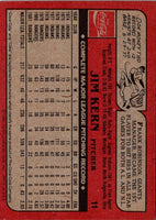 1982 Topps Coca-Cola Cincinnati Reds Jim Kern #11