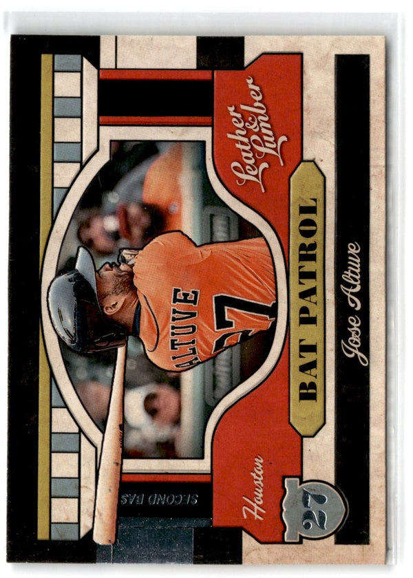 2019 Panini Leather & Lumber Bat Patrol Jose Altuve #BP-13