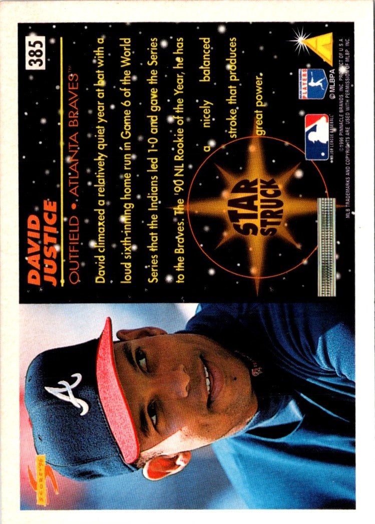 1996 Score David Justice