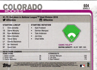 2018 Topps Rockies #6B
