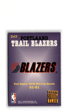 1993 Stadium Club Super Teams Portland Trail Blazers