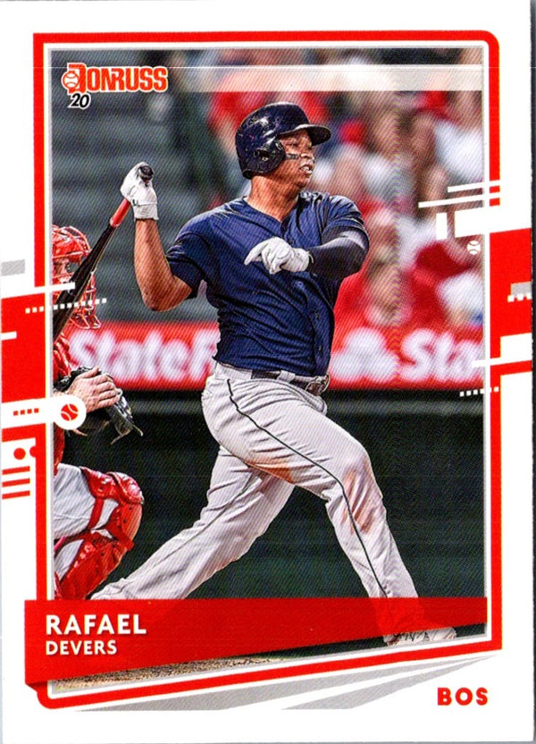 2020 Donruss Holo Red Rafael Devers #164