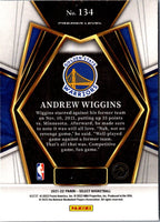 2021 Panini Select Blue Andrew Wiggins #134