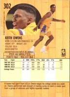 1991 Fleer Keith Owens #302 Rookie