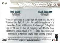 2019 Topps Historic Through-Lines Freddie Freeman/Fred McGriff #HTL-46