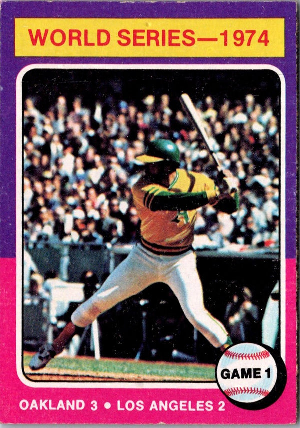 1975 Topps World Series Game 1 #461