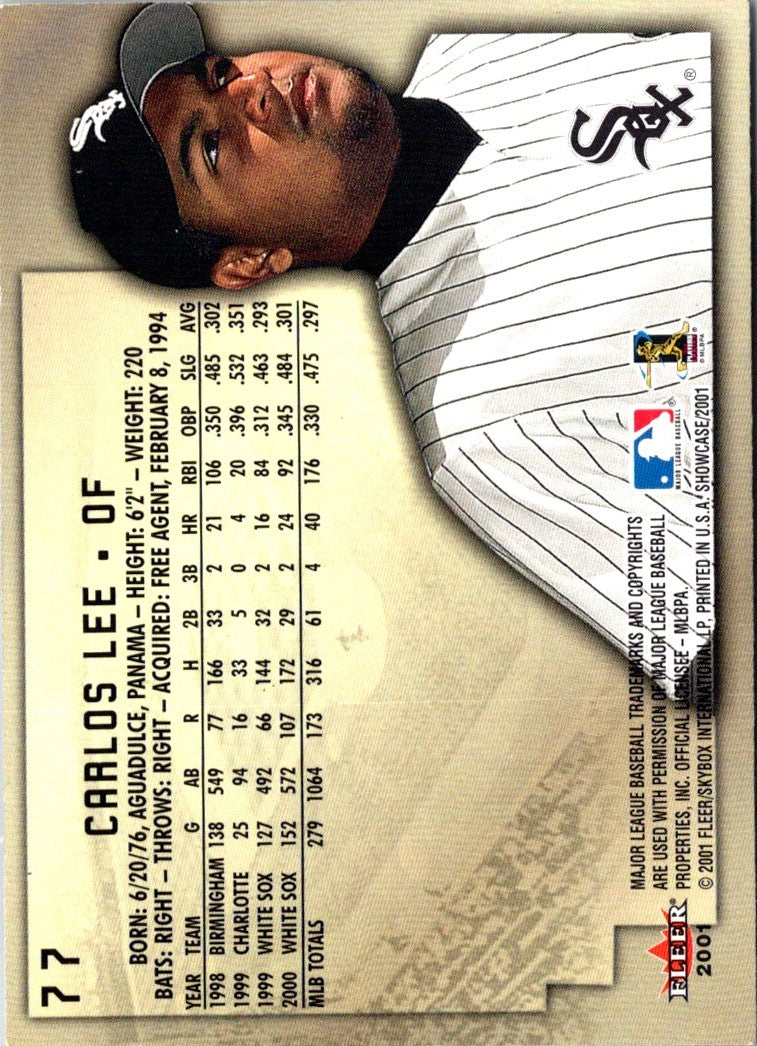 2001 Fleer Showcase Carlos Lee