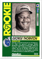 1991 Pinnacle George Thornton #303 Rookie