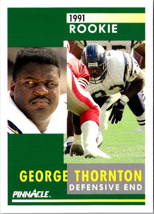 1991 Pinnacle George Thornton #303 Rookie