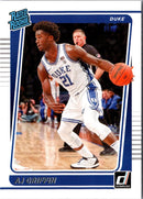 2022 Panini Chronicles Draft Picks Donruss Rated Rookies AJ Griffin