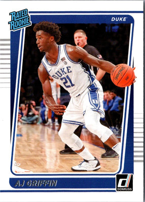2022 Panini Chronicles Draft Picks Donruss Rated Rookies AJ Griffin #21
