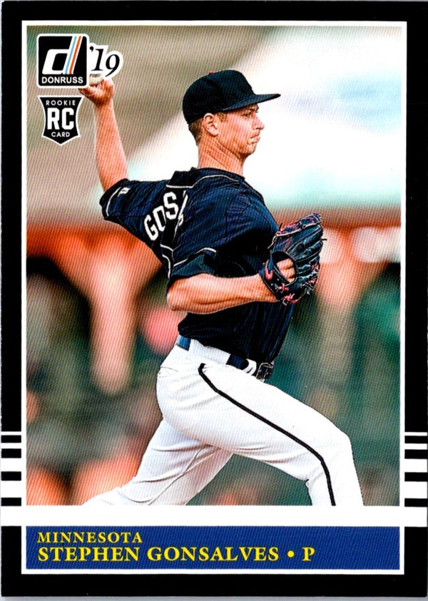 2019 Donruss Stephen Gonsalves #218 Rookie