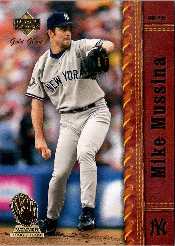 2001 Upper Deck Gold Glove Mike Mussina #39