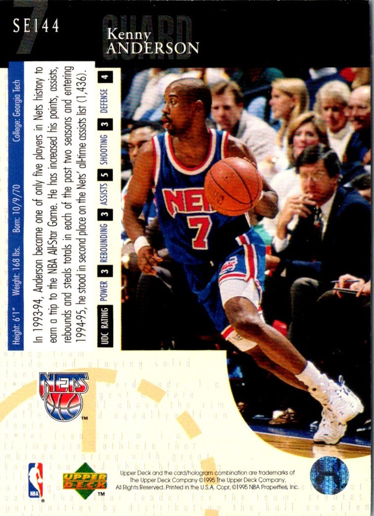 1998 Upper Deck Encore Kenny Anderson