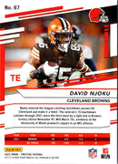 2022 Panini Prestige David Njoku