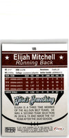 2021 SAGE Premier Draft Gold Elijah Mitchell #105