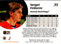 1991 Pro Set Sergei Fedorov #AC10