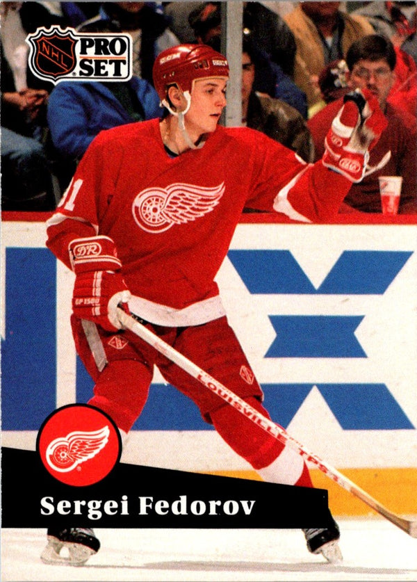 1991 Pro Set Sergei Fedorov #AC10