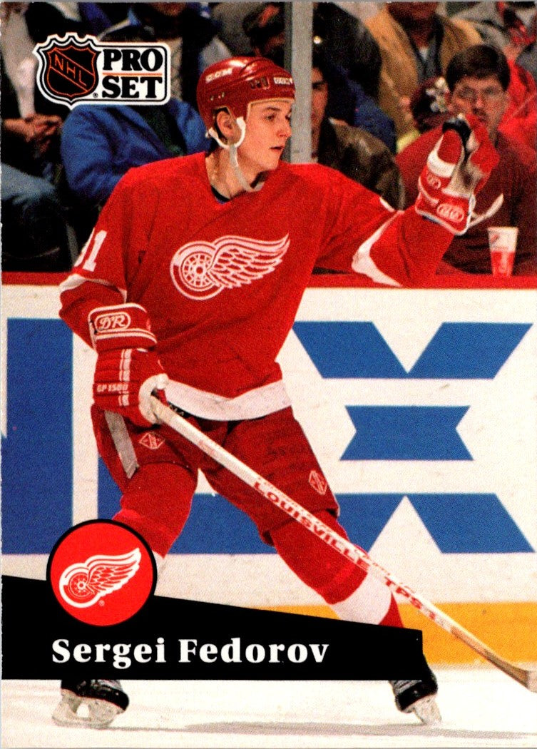 1991 Pro Set Sergei Fedorov