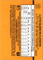 1989 Donruss Lloyd McClendon #595