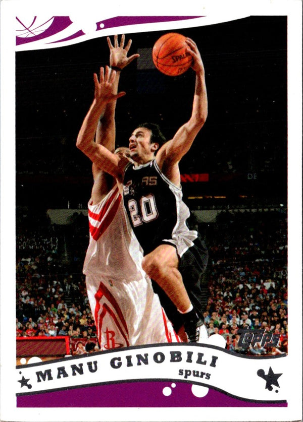 2005 Topps Manu Ginobili #71