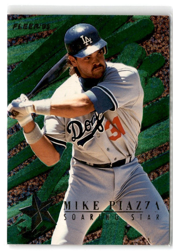 1995 Fleer Update Soaring Stars Mike Piazza #8