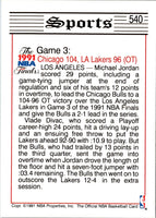 1991 Hoops Bulls Win #540