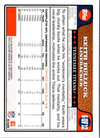 2008 Topps Tennessee Titans Keith Bulluck #TEN6