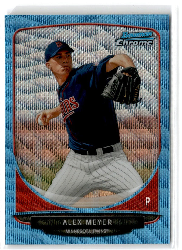 2013 Bowman Chrome Prospects Blue Wave Alex Meyer #BCP80