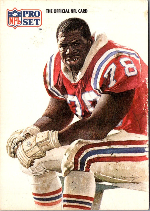 1990 Pro Set Super Bowl XXV Binder Ed Too Tall Jones #16