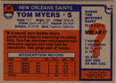1976 Topps Tom Myers