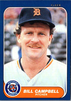 1986 Fleer Update Bill Campbell #U-17