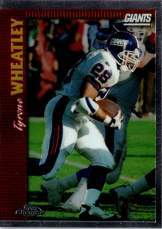 1997 Topps Chrome Tyrone Wheatley #21