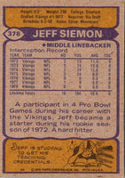 1979 Topps Jeff Siemon #378
