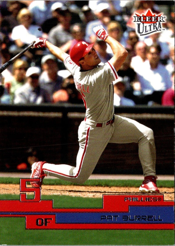 2002 Fleer E-X Pat Burrell #10