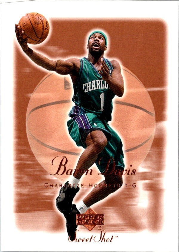 2001 Upper Deck Sweet Shot Baron Davis #7