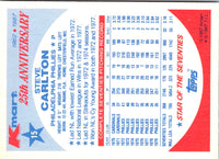 1987 Topps Kmart 25th Anniversary Steve Carlton #15