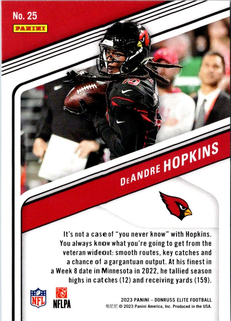 2023 Panini Instant NFL Deandre Hopkins