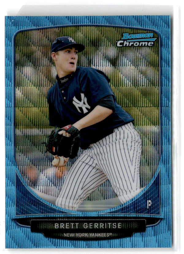 2013 Bowman Chrome Prospects Blue Wave Brett Gerritse #BCP39