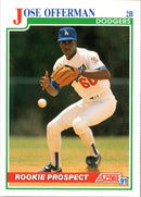 1991 Score Jose Offerman