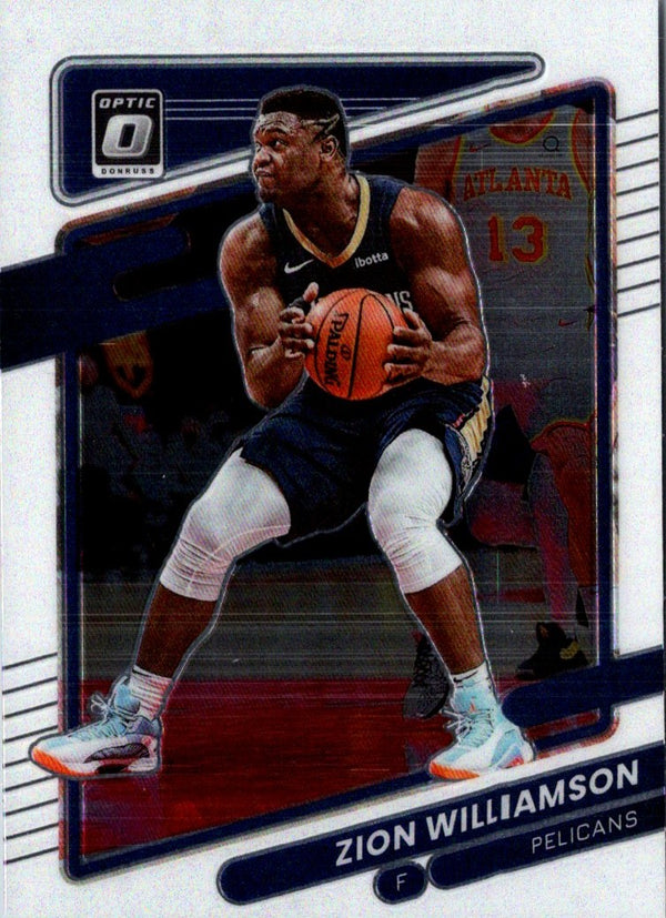 2021 Donruss Optic Blue Zion Williamson #95