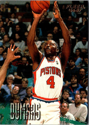 1996 Fleer Joe Dumars #30
