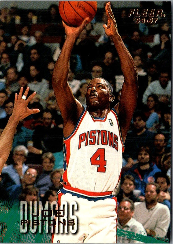 1996 Fleer Joe Dumars #30