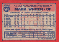 1991 Topps Mark Whiten #588