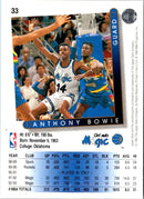 1993 Upper Deck Anthony Bowie