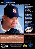 1997 Upper Deck Derrek Lee #543