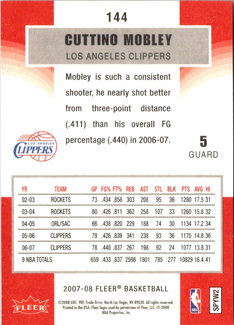 2007 Fleer Cuttino Mobley