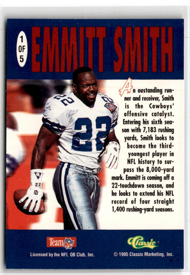 1996 Select Certified Blue Emmitt Smith