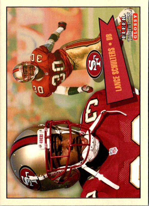 2001 Fleer Tradition Glossy Lance Schulters #234