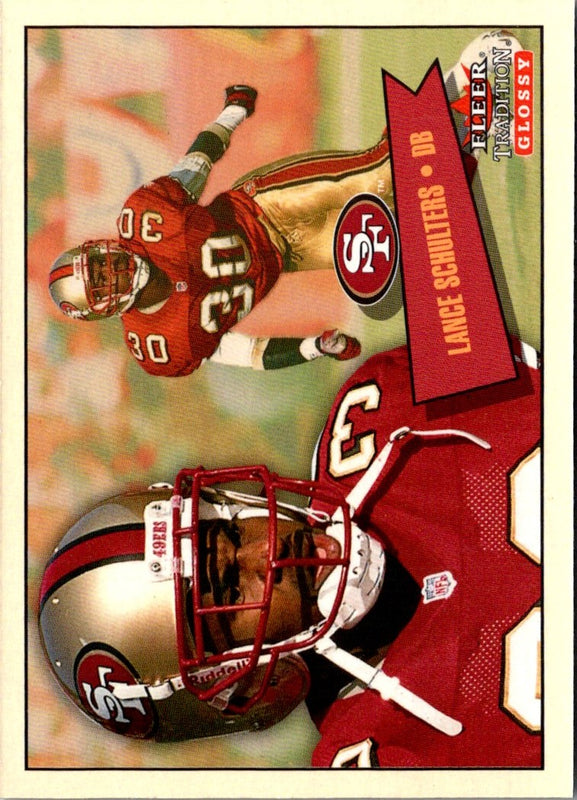 2001 Fleer Tradition Glossy Lance Schulters #234